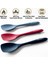 Silikon Spatula Kaşık Seti, Isıya Dayanıklı Kauçuk Kaşık, Pişirme Karıştırma Aracı Için Dikişsiz Yapışmaz Esnek Kazıyıcılar, 3'lü Paket, Kırmızı (Yurt Dışından) 1