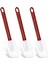 3pcs 10 Inç Kauçuk Spatula, Silikon Isıya Dayanıklı Silikon Spatula Karıştırma, Kızartma ve Yayma Için Ticari Spatula, Bulaşık Makinesinde Yıkanabilir (Yurt Dışından) 1