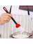 Silikon Spatula, Spatulalar Silikon Isıya Dayanıklı, Büyük Yapışmaz Tencere Silikon Kauçuk Spatula Mutfak Pişirme, Pişirme ve Karıştırma Seti 4, Kırmızı Siyah (Yurt Dışından) 4