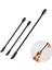 Silikon Spatula Seti, Küçük Makyaj Spatula Losyon Karıştırıcı, Mutfak Pişirme Gıda Şişeleri Güzellik Ürünleri Için Mini Kavanoz Kazıyıcı, 6'lı Set (Siyah-3 Adet) (Yurt Dışından) 1