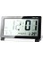 Çok Fonksiyonlu Sessiz LCD Dijital Geniş Ekran Seyahat Masası Elektronik Çalar Saat, Tarih/saat/takvim/sıcaklık Göstergesi, Erteleme, Katlanır (Siyah+Gümüş) (0616) (Yurt Dışından) 2