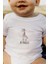 Sevimli Zebra Be Yourself Bebek Alttan Çıtçıtlı Yazılı Body Zıbın - Beyaz 3