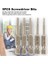 5 Parça S2 Çelik 50MM 1/4 Hex Shank Manyetik Üçgen Başlı Tornavida Uçları - Gümüş (Yurt Dışından) 2