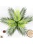 Yapay Çiçek Palmiye Areka Yaprağı 9 Dallı Demet 2