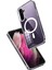 Galaxy S23 Fe ile Uyumlu Kılıf Z-Tacsafe Wireless Halka Şeklindeki Dizayn Attractive Kapak Şeffaf 2