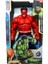 Kırmızı Hulk Karakter Sesli ve Işıklı Oyuncak Red Hulk Figür 30 cm - Tuka 1