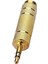 3.5 mm Erkek Stereo -6.3 mm Dişi Gold Çevirici 1