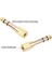 6.3 mm Erkek To 3.5 mm Dişi Çevirici Dönüştürücü Jack 2
