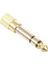 6.3 mm Erkek To 3.5 mm Dişi Çevirici Dönüştürücü Jack 4