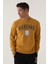 Koyu Hardal Erkek Sweatshirt 2