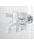 G1/2in Çift Kullanımlı Ev Çamaşır Makinesi Musluk Su Musluğu Çamaşır Banyo Kullanımı Için (Yurt Dışından) 2
