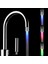 Büyülü 3 Renk Sensörü Rgb LED Işık Su Musluk Musluk Sıcaklık Sensörü Gümüş (Yurt Dışından) 4