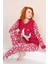 Kışlık Kadın Welsoft Polar Pijama Takımı - Yeni Yıl Pijaması 3
