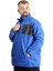 Büyük Beden Erkek Sweat Yarım Fermuarlı Garnili Polar 23552 Mavi 2