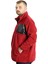 Büyük Beden Erkek Sweat Yarım Fermuarlı Garnili Polar 23552 Bordo 2