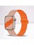 Akıllı Saat Watch için Uyumlu 42MM 44MM 45MM 49MM 1/2/3/4/5/6/se/7/8/ultra Magnetli Kordon ve Kayışı Pudra Pembe(Turuncu) 1