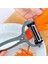 Gri Çok Fonksiyonlu 360 Derece Döner Mutfak Aracı Sebze Meyve Patates Havuç Soyucu Rende Kesici Dilimleme Kavun Gadget (Yurt Dışından) 4