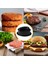 Abs Siyah Tek Set Abs Hamburger Et Basın Makinesi Yuvarlak Şekil Yapışmaz Doldurulmuş Burger Köftesi Sığır Izgara Pasta Basın Kalıp Makinesi Mutfak Aksesuarları (Yurt Dışından) 2