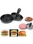 Gri Yuvarlak Et Araçları Hamburger Makinesi Metal Hamburger Et Sığır Izgara Hamburger Makinesi Et Parçalayıcı Kalıp Mutfak Malzemeleri (Yurt Dışından) 2