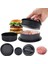 Siyah Hamburger Makinesi Hamburger Presi Yuvarlak Şekil Yapışmaz Şef Köfte Mutfak Hamburger Et Sığır Izgara Burger Presi Patty Maker (Yurt Dışından) 2