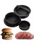 Siyah Hamburger Makinesi Hamburger Presi Yuvarlak Şekil Yapışmaz Şef Köfte Mutfak Hamburger Et Sığır Izgara Burger Presi Patty Maker (Yurt Dışından) 3