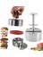 140MM Hamburger Presi Burger Patty Maker 304 Paslanmaz Çelik Domuz Sığır Burger Izgara Kalbur Et Aracı Için Manuel Pres Kalıp (Yurt Dışından) 2
