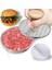 Gümüş 5 Inç Paslanmaz Çelik Burger Presi Hamburger Presi 50 Parça Balmumu Kağıdıyla Birlikte Gelir (Yurt Dışından) 1