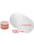 15.3 cm 100 Adet Kağıt Alüminyum Alaşımlı Hamburger Presi Aracı Et Makinesi Sığır Yapımcıları Kalıp Burger Araçları 100 Adet Yağlı Kağıt (Yurt Dışından) 1