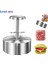 Çap 140MM Paslanmaz Çelik Hamburger Presi Yapışmaz Hamburger Eti Sığır Izgara Burger Presi Patty Maker Kalıp Mutfak Et Araçları (Yurt Dışından) 2