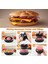 Hiçbir Kutu Abs Hamburger Et Basın Yapışmaz Et Pasta Basın Pişirme Kağıt Gömlekleri ile Doldurulmuş Burger Kalıp Makinesi Mutfak Aksesuarları (Yurt Dışından) 5