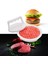 13135 Hamburger Makinesi Yuvarlak Şekil Hamburger Presi Yapışmaz Et Burger Şef Köfte Sığır Izgara Burger Presi Patty Maker Kalıp Mutfak (Yurt Dışından) 1