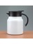 Beyaz 800 ml 800/1000 ml Büyük Kapasiteli Su Isıtıcısı Paslanmaz Çelik Cezve Isı Yalıtımı Taşınabilir Çaydanlık Kahve Filtresi Coffeeware (Yurt Dışından) 1