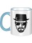 Sky Blue 11 Oz Heisenberg Breaking Bad Walter White Bil Dekal Bira Bardağı Porselen Kahve Kupa Çay Bardağı 11 Oz Seramik Kupalar (Yurt Dışından) 1