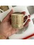 19 Altın 6 Adet Türk Espresso Bardakları Tabaklar ile Seramik Fincan Seti Siyah Çay Kahve Mutfak Parti Içecek Gereçleri Ev Dekor Hediyeler (Yurt Dışından) 3