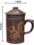 El Yapımı Yixing El Boyalı Ejderha Güzellik Mor Kil Çay Kapaklı Kupa ve Demlik Ofis Çay Fincanı Seramik Su Kupa Drinkware (Yurt Dışından) 3