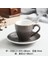 80 ml Seramik Kahve Fincan ve Çay Tabağı Seti Granit Amerikan Latte Fincan Çekme Çiçek Fincan Espresso Fincanı Cappuccino Kahve Fincanı Restoran Ev (Yurt Dışından) 1