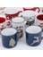 F Noel Seramik Saplı Kupalar El Yapımı Kahve Çay Süt Yulaf Ezmesi Kahvaltı Fincan Sevgililer Günü Noel Drinkware Hediyeler (Yurt Dışından) 4