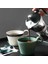 Retro Sarı 320 ml Stoneware Kahve Seti Paketi Ürünleri Set El Yapımı Japon Tarzı Retro Kahve Fincanı Seramik Kahvaltı Fincan Cappuccino Bardak (Yurt Dışından) 5