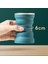 Gri Göl Mavisi 320ML Katlanabilir Seyahat Yıkama Ağız Bardağı Silikon Taşınabilir Seyahat Içme Suyu Bardakları Iş Gezileri Yürüyüş Kamp Için Drinkware (Yurt Dışından) 3
