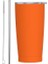 Turuncu 400-600 ml Kalbimin Çizgileri Nehir Plaka Arjantin Paslanmaz Çelik Kahve Kupa Kapaklı Kupa Bira Kupaları Çay Bardağı Metal Bardak (Yurt Dışından) 1