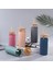Siyah 600 ml 500/600 ml Taşınabilir Cam Bambu Kapak Saman Su Bardağı Spor Su Şişesi Kahve Pipetli Fincan Açık Seyahat Ev Ofis (Yurt Dışından) 2