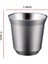 02 L 304 Çift Katmanlı Paslanmaz Çelik Kahve Fincanı 51-100ML Yalıtımlı Bardak Bağlantılı Toz Bardak Kahve Kapsül Bardak Kolay Temizlenir (Yurt Dışından) 1