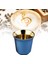 Altın 80 ml Süt Kapsülü Kupa Çift Duvar Paslanmaz Çelik Espresso Yalıtımlı Kahve Fincanı Süt Suyu Çay Bardağı (Yurt Dışından) 2
