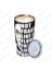 Beyaz 400-600 ml Bir Çiçek Gibi Kırılgan Değil Ama Bir Bomba Kahve Tumbler Için Taşınabilir Saplı Paslanmaz Çelik Termos Bardak (Yurt Dışından) 4