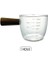 140ML 50/75/100ML Ahşap Saplı Cam Espresso Ölçüm Kabı Çift/tek Ağızlı Süt Kahve Malzemeleri Mutfak Mini Ölçü Kahve Fincanları (Yurt Dışından) 1