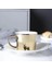 F1 230 ml Ecomhunt Dropshipping Yaratıcı At Anamorfik Fincan Ayna Yansıma Fincan Sinek Kuşu Kupa Kahve Çay Seti Coaster ile Кружка (Yurt Dışından) 1