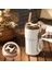 Beyaz Kahve 450 ml Paslanmaz Çelik Kahve Fincanı Akıllı LED Sıcaklık Göstergesi Termos Şişe Kahve Kupa Seyahat Kupa Yalıtımlı Tumbler (Yurt Dışından) 1