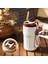 Beyaz Kahve 450 ml Paslanmaz Çelik Kahve Fincanı Akıllı LED Sıcaklık Göstergesi Termos Şişe Kahve Kupa Seyahat Kupa Yalıtımlı Tumbler (Yurt Dışından) 5