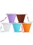 Mor Yenı 270 ml Silikon Katlanabilir Seyahat Tipi Kupa Açık Taşınabilir Katlanır Kamp Kapaklı Bardaklar Kordon Genişletilebilir Içme Copa (Yurt Dışından) 4