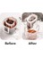 9.1x7.5x6 cm Taşınabilir Kahve Filtresi Tutucu Paslanmaz Çelik Yeniden Kullanılabilir Kahve Fincanı Filtreleri Damlatıcı Sepetleri Filtre Kağıt Torba Raf Coffeeware (Yurt Dışından) 5